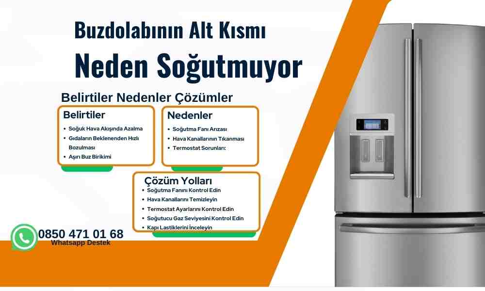 Arçelik Buzdolabı Alt Kısmı Soğutmuyor